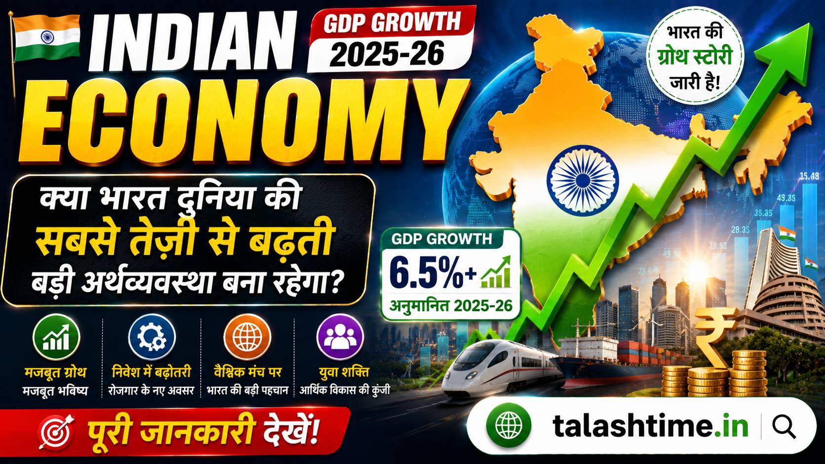 Indian Economy Growth GDP Growth 2025-26